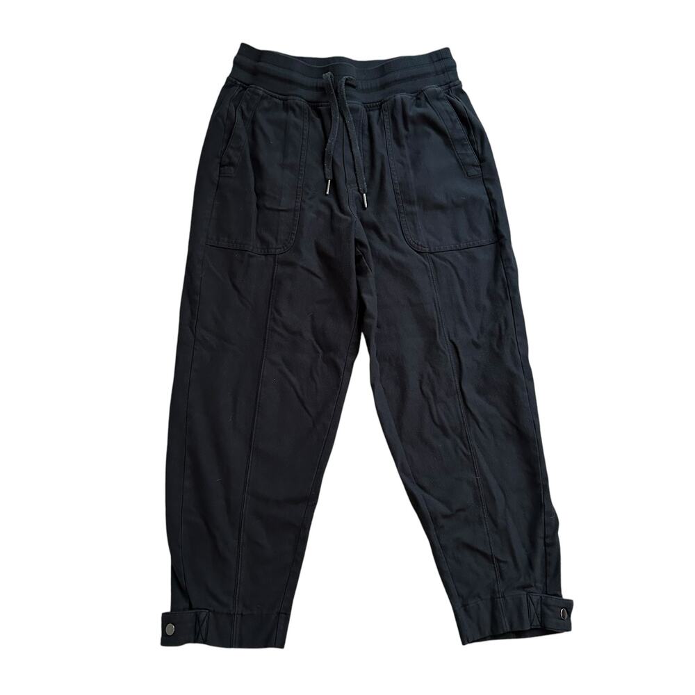 Athleta black jogger sweat pants size S